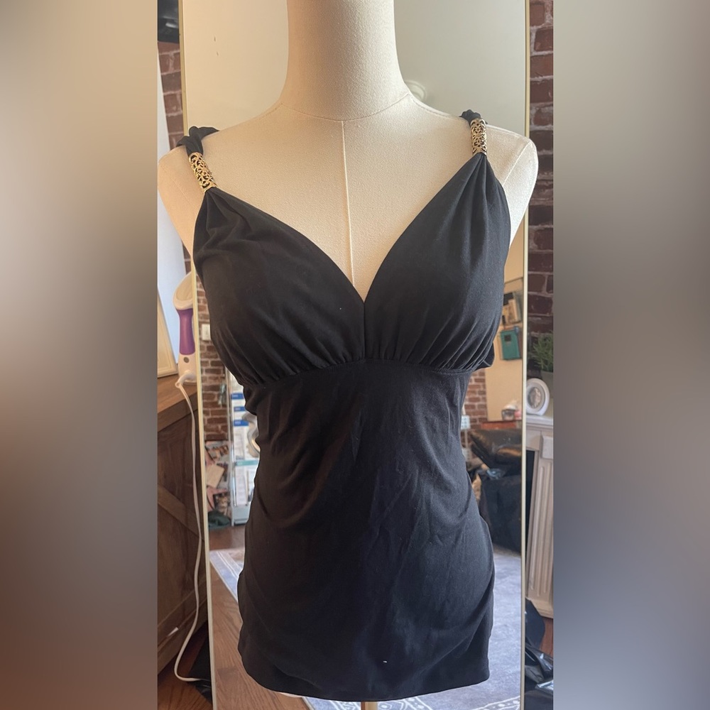 Back Shell Top :: Perfect for under Blazers, etc. Sz Small